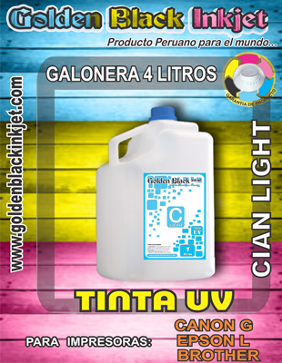 Tinta UV, Galonera 4 Litros